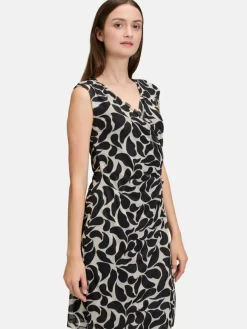 Cartoon Kleider*Damen Casual-Kleid mehrfarbig gemustert