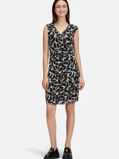 Cartoon Kleider*Damen Casual-Kleid mehrfarbig gemustert