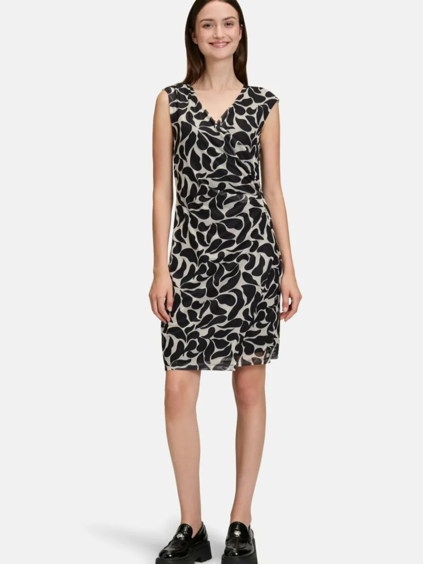 Cartoon Kleider*Damen Casual-Kleid mehrfarbig gemustert