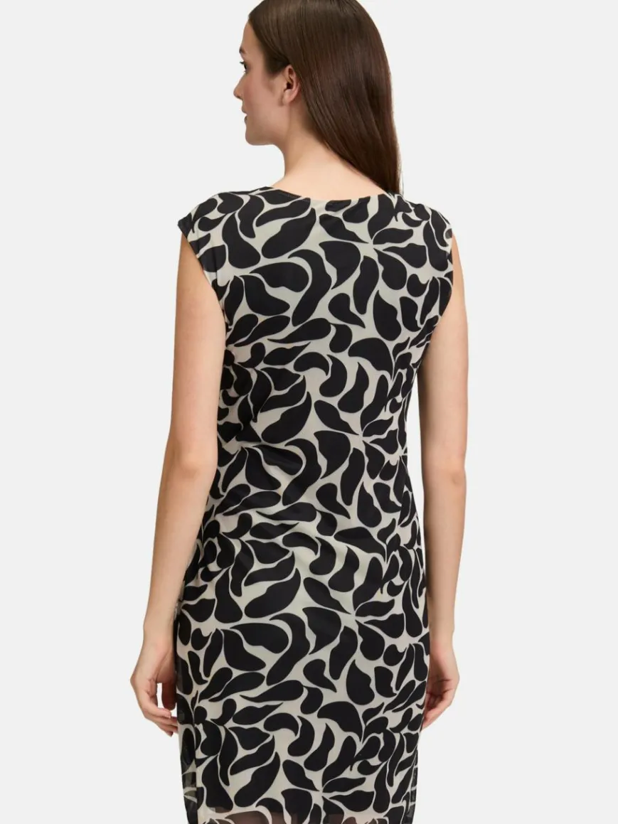 Cartoon Kleider*Damen Casual-Kleid mehrfarbig gemustert