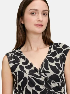 Cartoon Kleider*Damen Casual-Kleid mehrfarbig gemustert