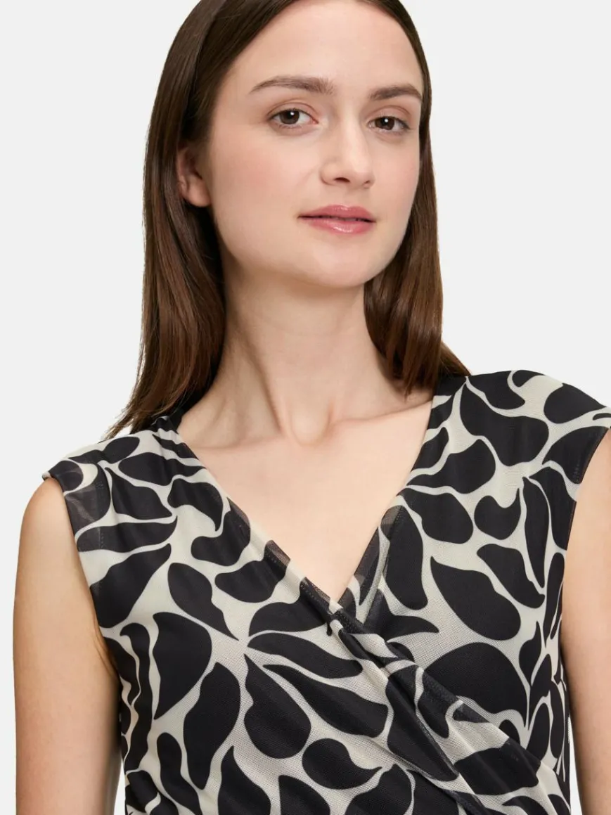 Cartoon Kleider*Damen Casual-Kleid mehrfarbig gemustert