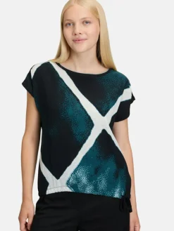 Betty & Co Blusen*Damen Casual-Shirt mehrfarbig gemustert