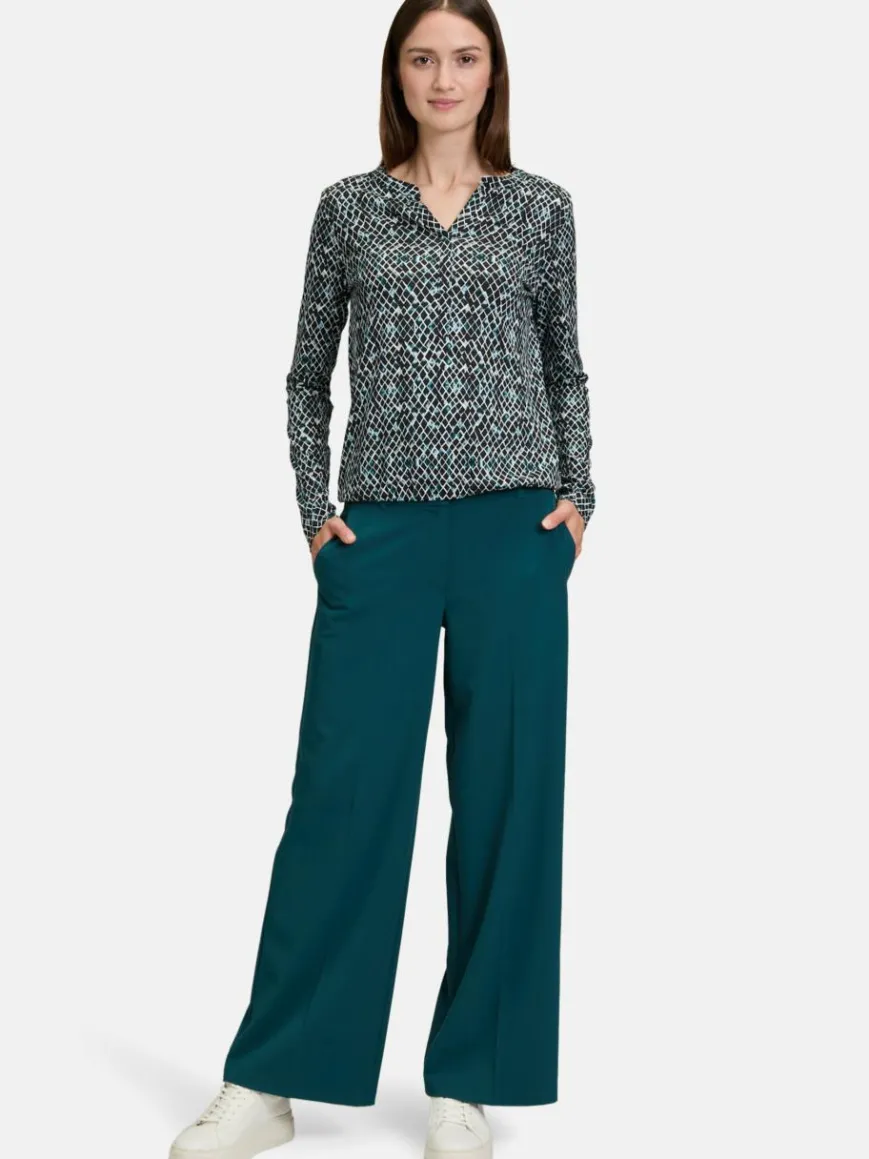 Betty & Co Blusen*Damen Casual-Shirt mehrfarbig gemustert