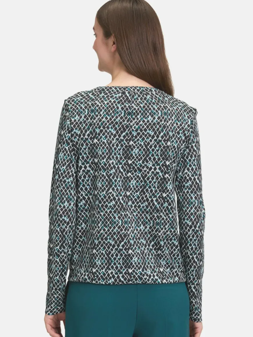 Betty & Co Blusen*Damen Casual-Shirt mehrfarbig gemustert