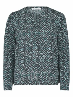 Betty & Co Blusen*Damen Casual-Shirt mehrfarbig gemustert