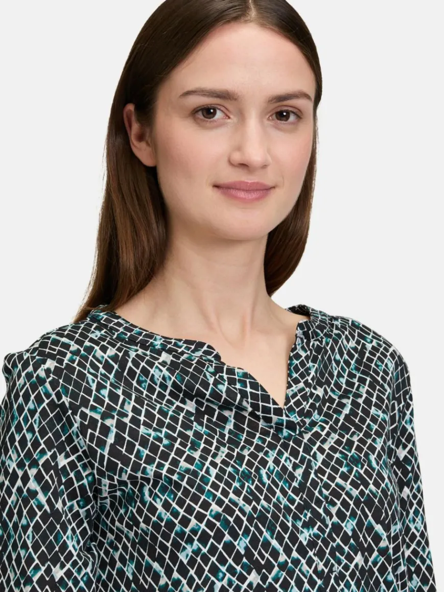 Betty & Co Blusen*Damen Casual-Shirt mehrfarbig gemustert