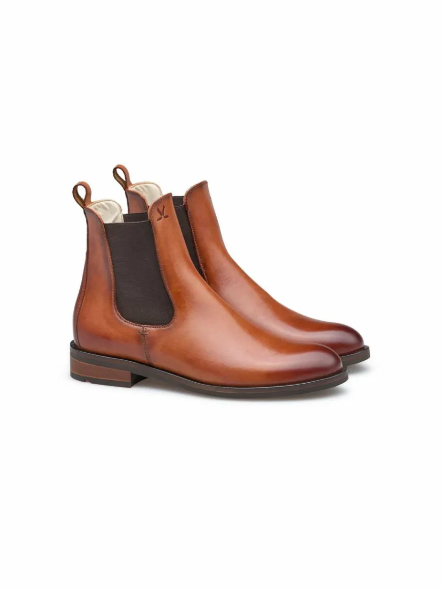 Lloyd Boots & Stiefeletten*Damen Chelsea Boot cognac uni