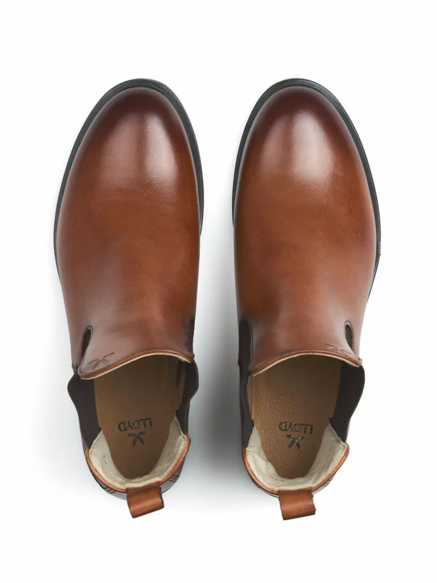 Lloyd Boots & Stiefeletten*Damen Chelsea Boot cognac uni