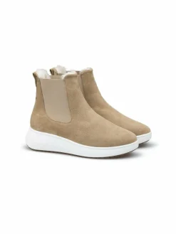 Lloyd Boots & Stiefeletten*Damen Chelsea Boot beige gemustert