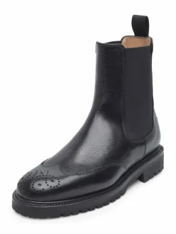 Henry Stevens Boots & Stiefeletten*Damen Chelsea Boots – Bonnie FBCB3 schwarz uni