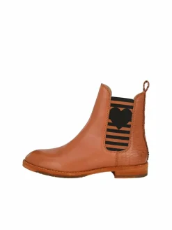 Crickit Boots & Stiefeletten*Damen Chelsea-Boots - AMY cognac uni