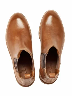 Crickit Boots & Stiefeletten*Damen Chelsea-Boots - AMY cognac uni