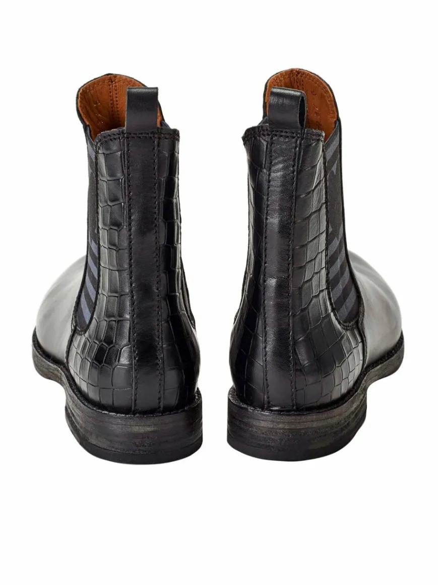 Crickit Boots & Stiefeletten*Damen Chelsea-Boots - AMY schwarz uni