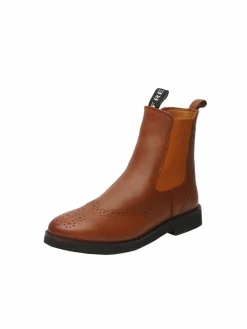 FREUDE Boots & Stiefeletten*Damen Chelsea-Boots - BELINA cognac bedruckt