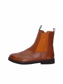 FREUDE Boots & Stiefeletten*Damen Chelsea-Boots - BELINA cognac bedruckt