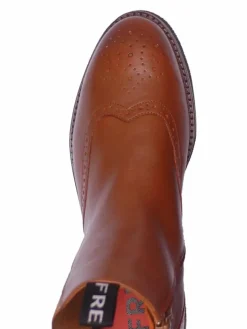 FREUDE Boots & Stiefeletten*Damen Chelsea-Boots - BELINA cognac bedruckt