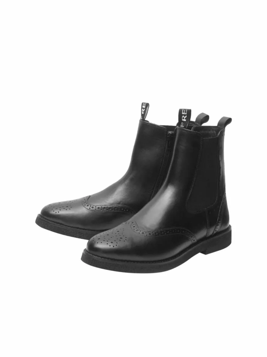 FREUDE Boots & Stiefeletten*Damen Chelsea-Boots - BELINA schwarz uni