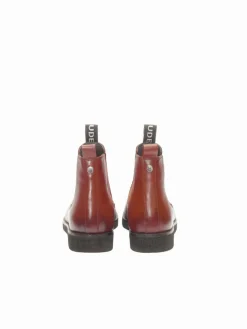 FREUDE Boots & Stiefeletten*Damen Chelsea-Boots - BIMBA cognac bedruckt