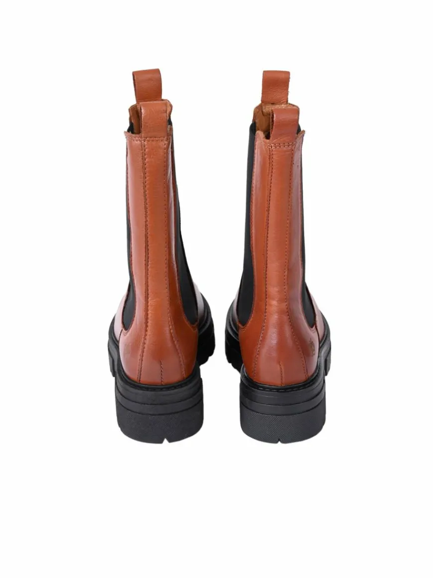 Apple of Eden Boots & Stiefeletten*Damen Chelsea-Boots - CHER cognac uni