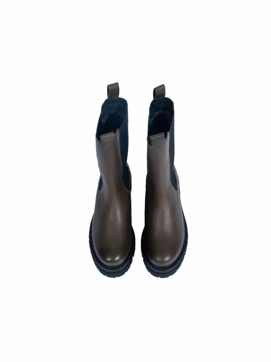 Apple of Eden Boots & Stiefeletten*Damen Chelsea-Boots - CHER oliv uni