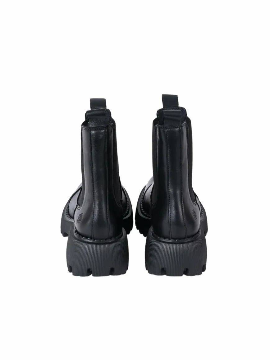 Apple of Eden Boots & Stiefeletten*Damen Chelsea-Boots - FLO schwarz uni