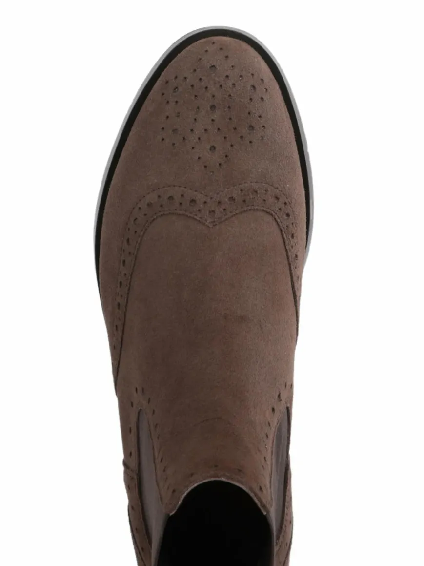 Crickit Boots & Stiefeletten*Damen Chelsea-Boots - HELEN braun uni