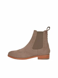 Crickit Boots & Stiefeletten*Damen Chelsea-Boots - HELEN taupe uni
