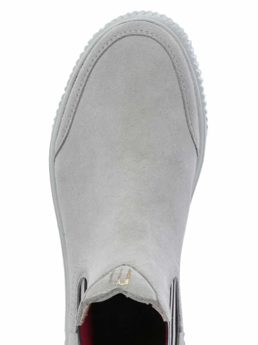 Crickit Boots & Stiefeletten*Damen Chelsea-Boots - MAJA grau gestreift