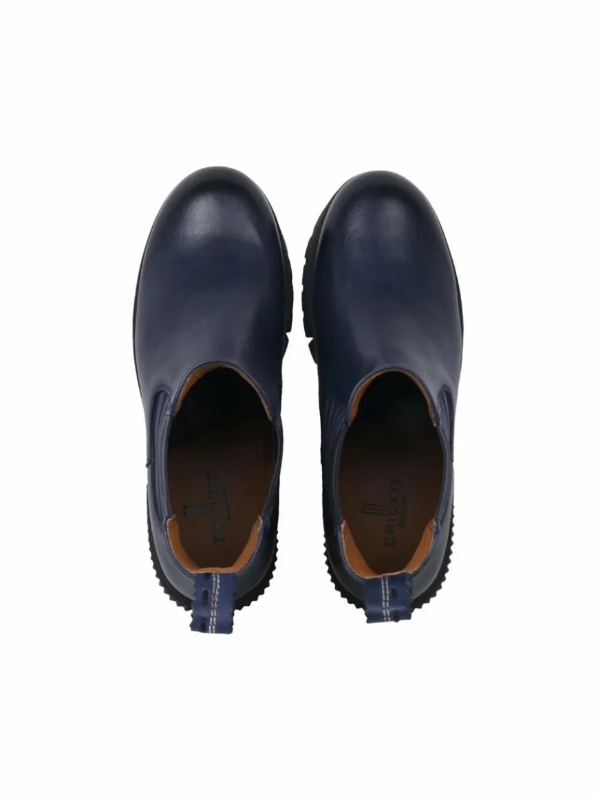 Crickit Boots & Stiefeletten*Damen Chelsea-Boots - NAELLE blau uni