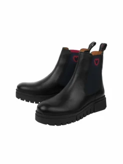 Crickit Boots & Stiefeletten*Damen Chelsea-Boots - NAELLE schwarz bedruckt