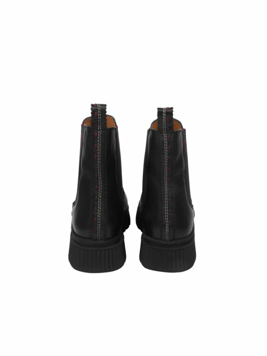 Crickit Boots & Stiefeletten*Damen Chelsea-Boots - NAELLE schwarz bedruckt