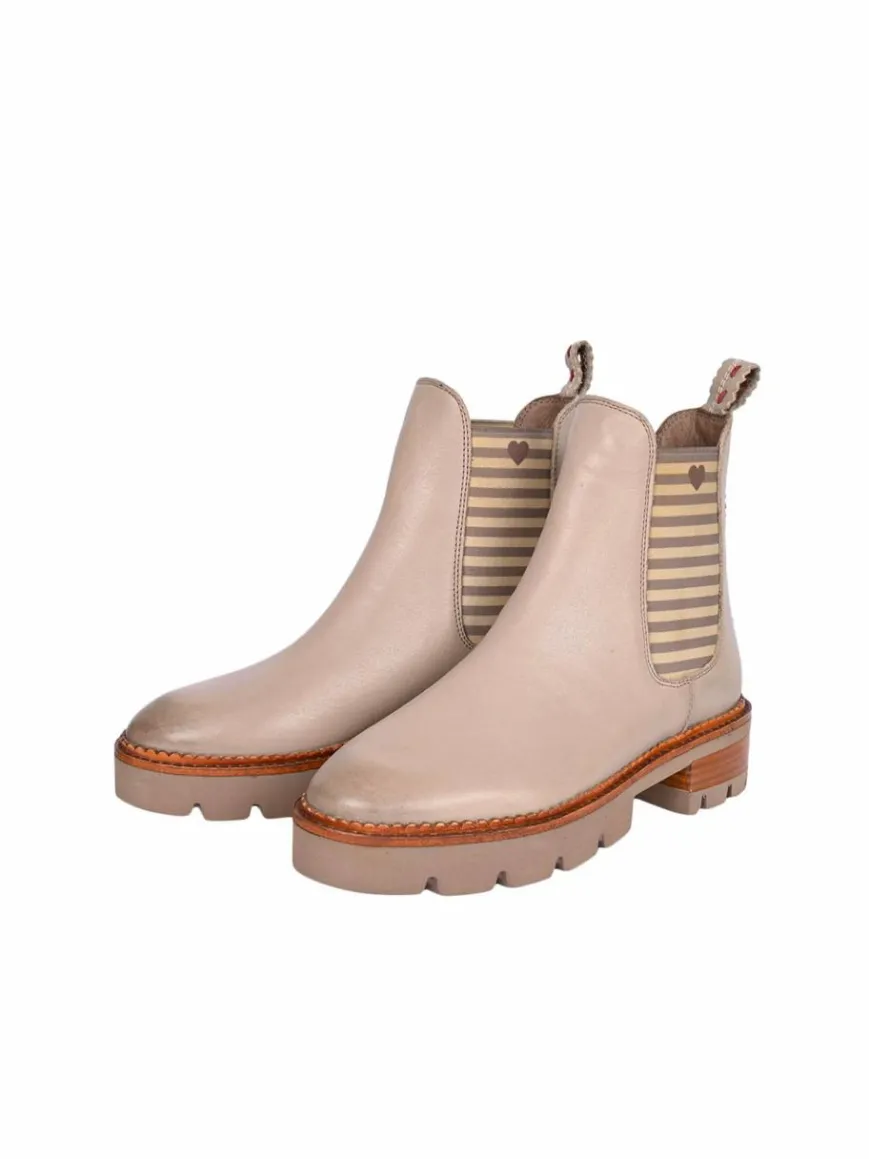 Crickit Boots & Stiefeletten*Damen Chelsea-Boots - NICKI braun bedruckt