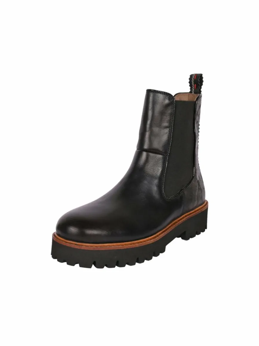 Crickit Boots & Stiefeletten*Damen Chelsea-Boots - NOLA schwarz uni