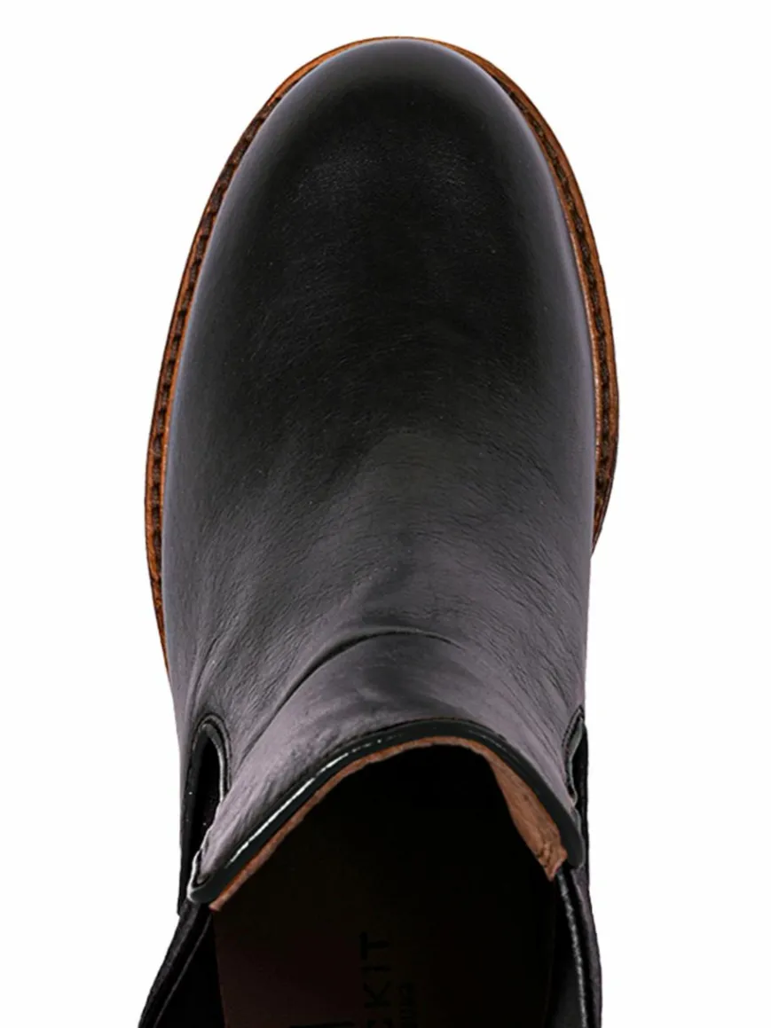 Crickit Boots & Stiefeletten*Damen Chelsea-Boots - NOLA schwarz uni