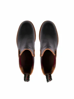 Crickit Boots & Stiefeletten*Damen Chelsea-Boots - NOLA schwarz cognac uni