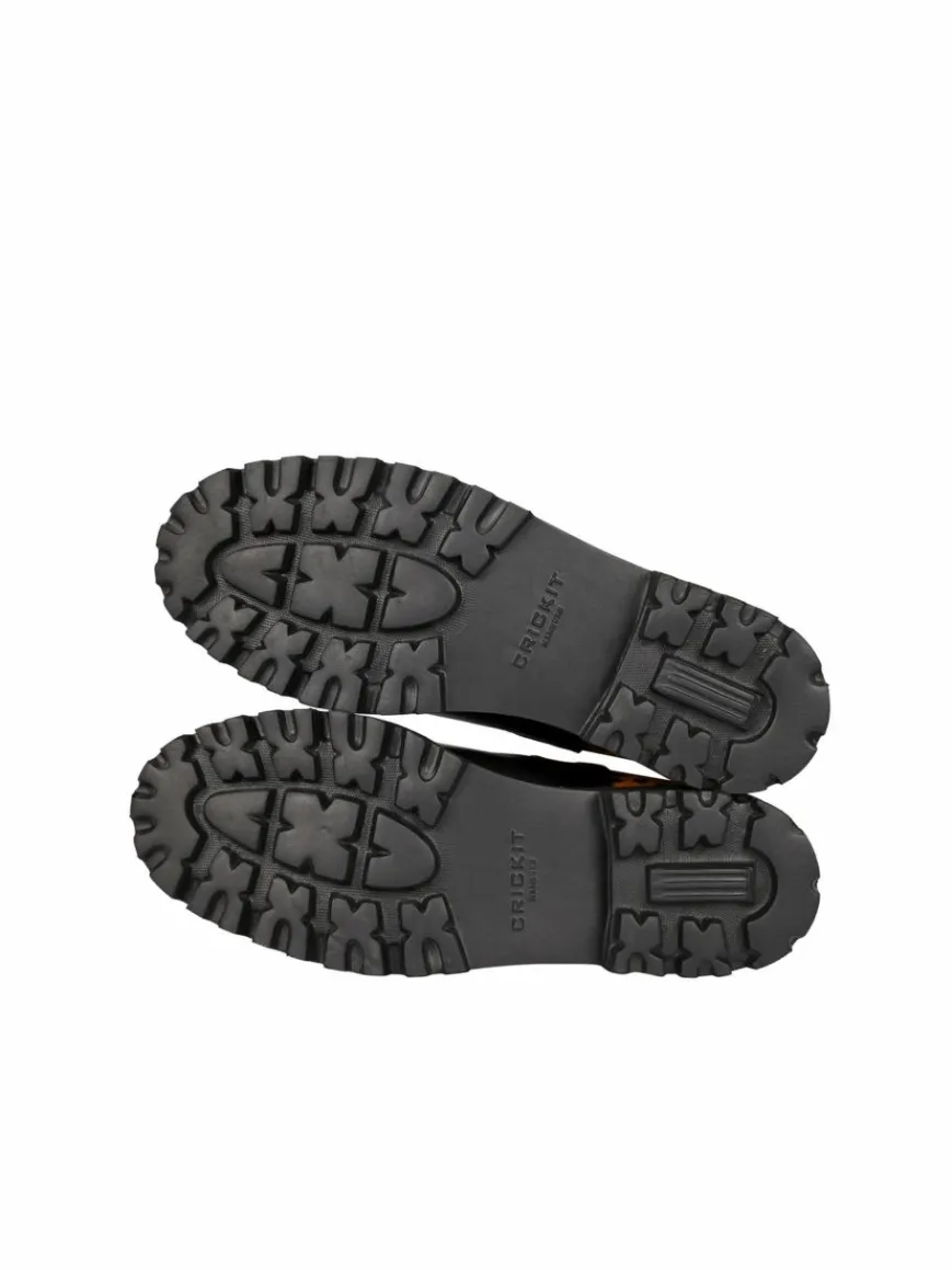 Crickit Boots & Stiefeletten*Damen Chelsea-Boots - NOLA schwarz cognac uni