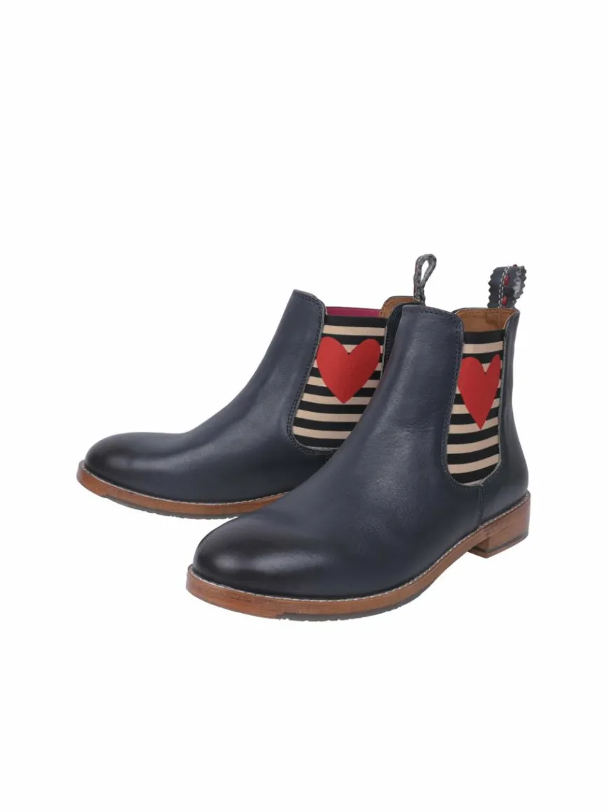 Crickit Boots & Stiefeletten*Damen Chelsea-Boots - PALOMA grau bedruckt