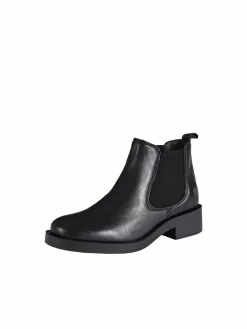 Apple of Eden Boots & Stiefeletten*Damen Chelsea-Boots - SIMONE schwarz uni