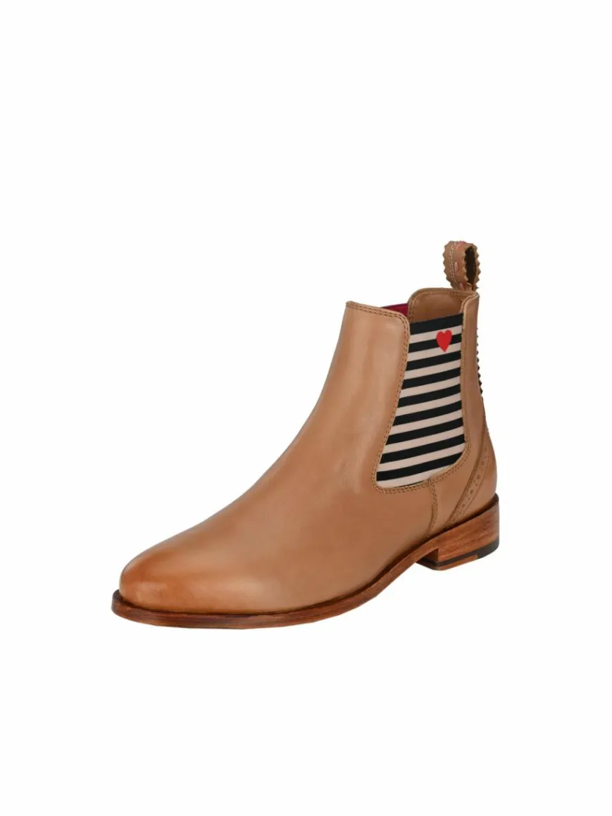 Crickit Boots & Stiefeletten*Damen Chelsea-Boots - SUVI cognac uni