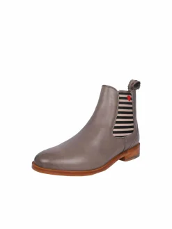 Crickit Boots & Stiefeletten*Damen Chelsea-Boots - SUVI taupe bedruckt