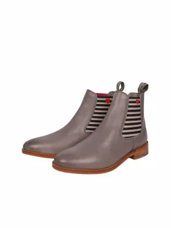Crickit Boots & Stiefeletten*Damen Chelsea-Boots - SUVI taupe bedruckt
