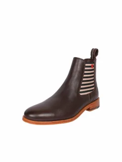 Crickit Boots & Stiefeletten*Damen Chelsea-Boots - SUVI braun bedruckt