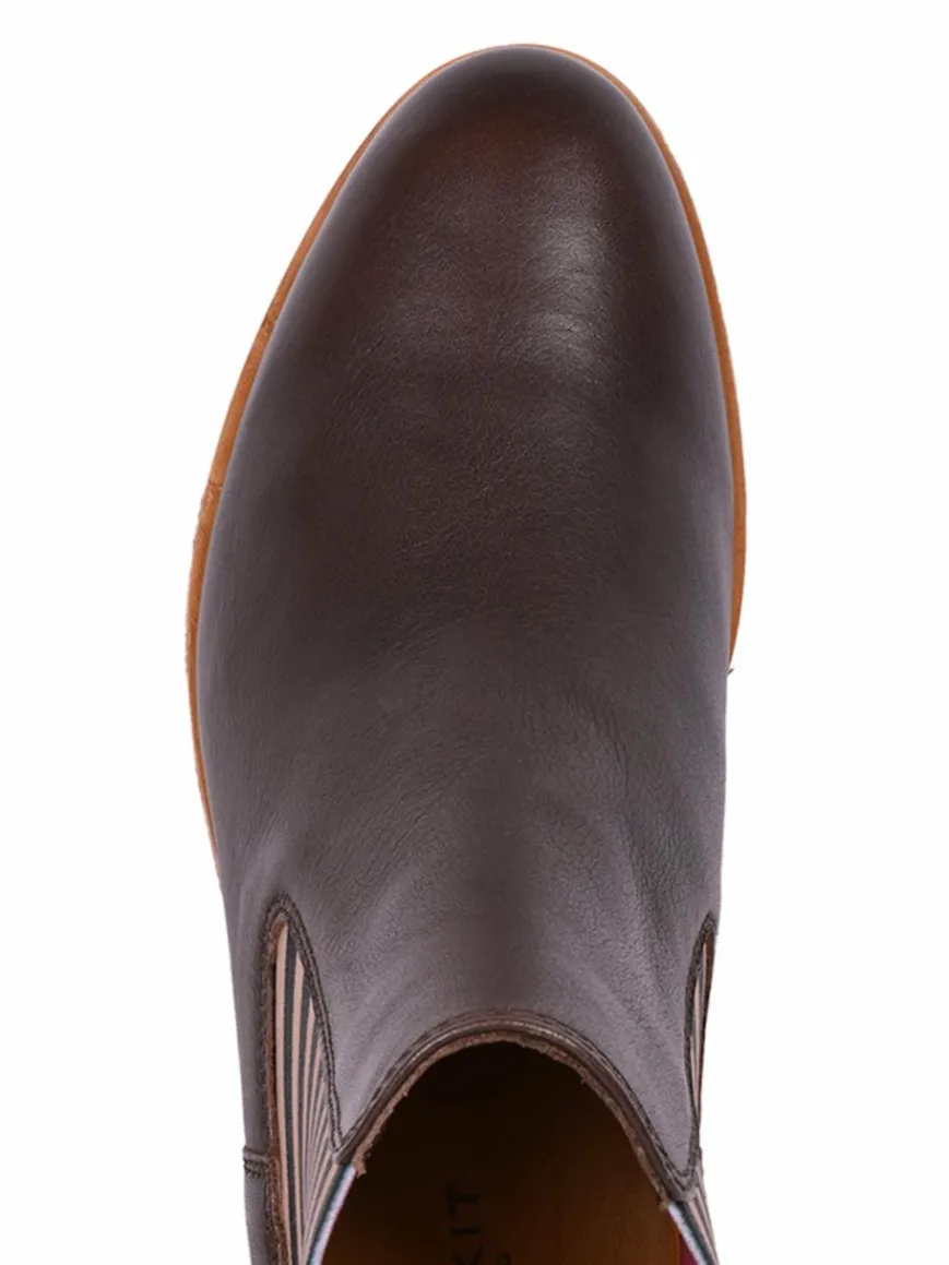 Crickit Boots & Stiefeletten*Damen Chelsea-Boots - SUVI braun bedruckt