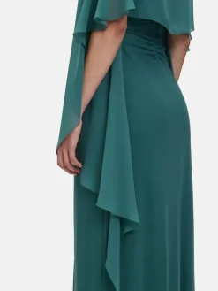 Vera Mont Pullover & Strickjacken*Damen Chiffonstola smaragd uni