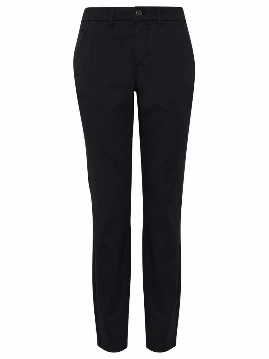 OXMO Hosen*Damen Chinohose - OXChilli schwarz uni