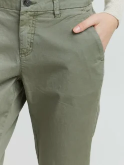 OXMO Hosen*Damen Chinohose - OXChilli grün uni