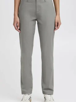 OXMO Hosen*Damen Chinohose - OXKVITANA grau uni