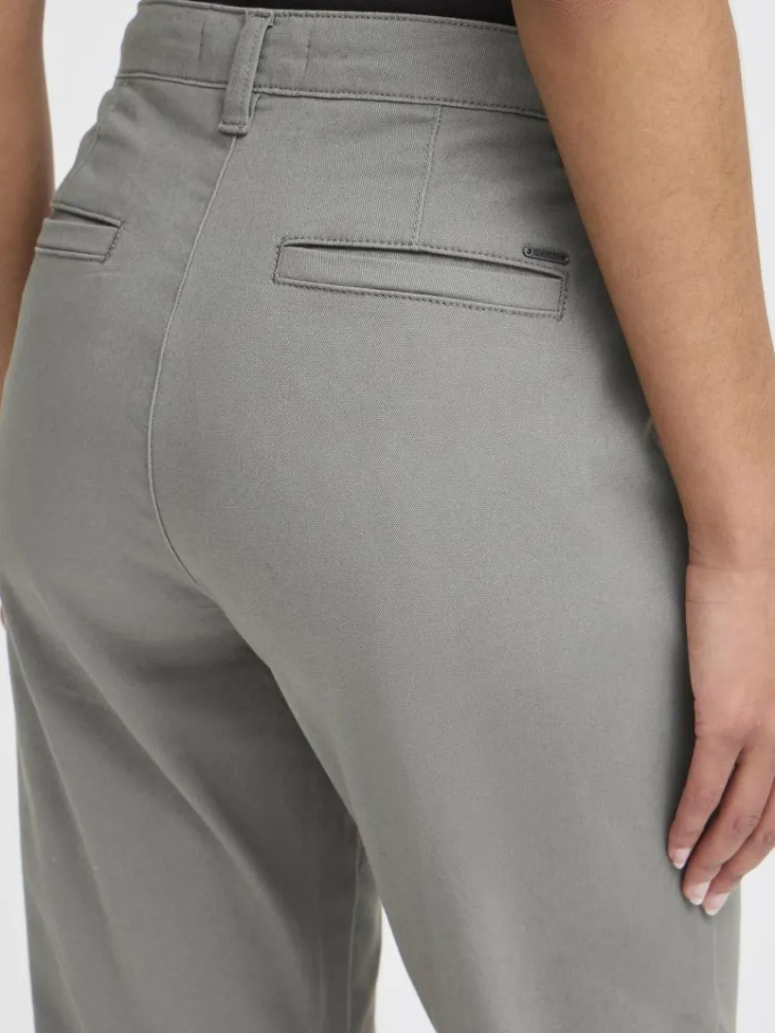 OXMO Hosen*Damen Chinohose - OXKVITANA grau uni