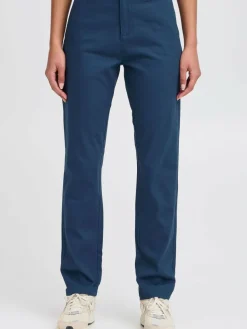 OXMO Hosen*Damen Chinohose - OXKVITANA blau uni